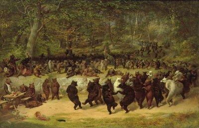 The Bear Dance, c.1850 by William Holbrook Beard